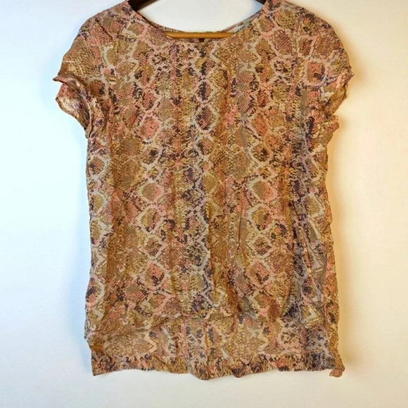 Anthropology Tofino Silk Tee - Medium - Picture 3 of 8